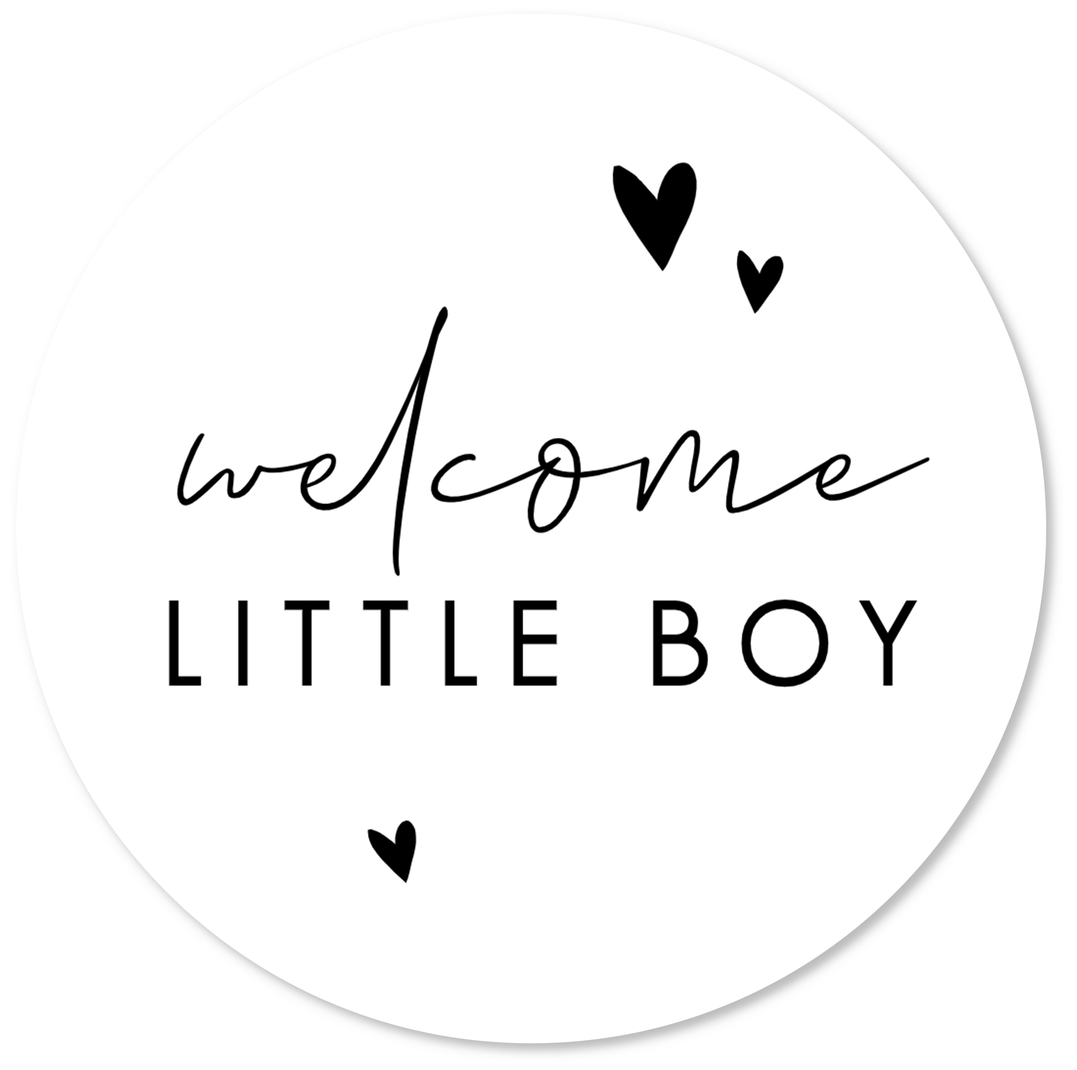 Welcome little boy